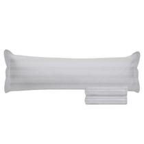 Fronha para Travesseiro de Corpo 50x1,35 Cinza Hiper Percal Ninara Fronha para Travesseiro de Corpo 50x1,35 Cinza Hiper Percal Ninara