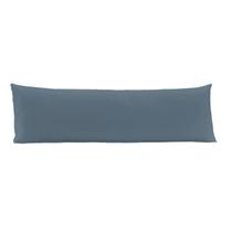 Fronha Para Travesseiro de Corpo Body Pillow Toque Acetinado 40cm x 130cm Altenburg Azul Dimensão