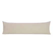Fronha Para Travesseiro de Corpo Lisa Bege 1,50x0,50 Xuxão Grande Fronha Para Travesseiro de Corpo Lisa Bege 1,50x0,50 Xuxão Grande