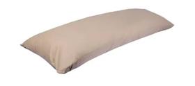 Fronha Para Travesseiro De Corpo Xuxão 100% Algodão 1,38m X 45cm Bege