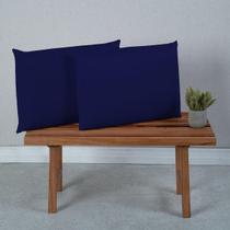 Fronha Percal 400 Fios - ul Marinho - 2 peças - 70x50cm Fronha Percal 400 Fios - ul Marinho - 2 peças - 70x50cm