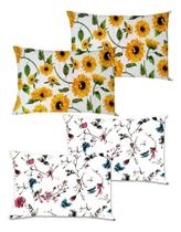 Fronha Percal C/Zíper Capa P/Travesseiro 2 Par Kit 204 Pm