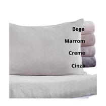 Fronha Plush Flannel Envelope Avulsa Macia Quente Inverno