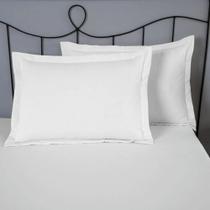 Fronha Porta Travesseiro Avulsa Algodão 180 Fios Capa Aba Americana 70x50cm