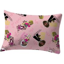 Fronha Portallar Malha Estampada Lol OMG Glam Rose