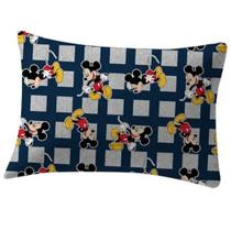 Fronha Portallar Misto Disney Mickey Mescla Azul