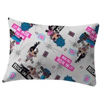 Fronha Portallarda Lol Omg Rock In Roll 48Cmx68Cm Cinza Fronha Portallarda Lol Omg Rock In Roll 48Cmx68Cm Cinza