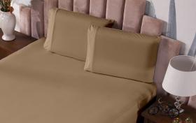 Fronha Prática Malha Gel Lisa com Vira 2 Peças Avelã Cáqui Fronha Prática Malha Gel Lisa com Vira 2 Peças Avelã Cáqui