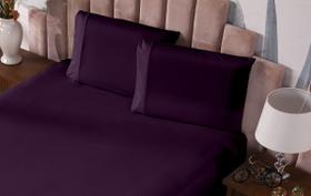 Fronha Prática Malha Gel Lisa com Vira 2 Peças Roxo