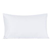 Fronha Premier King Avulsa 90cm x 50cm Hipercal 200 Fios 80% Algodão, 20% Poliéster - Branco
