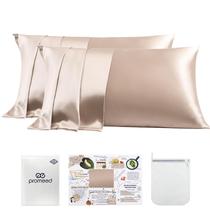 Fronha PROMEED 100% Mulberry Silk 23 Momme Grade 6A+, pacote com 2