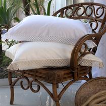 Fronha Renda Avulsa 150 Fios 50cm x70cm 100% Algodão La vive - Palha