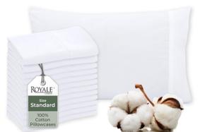 Fronha Royale Linens Padrão 51x66 cm Pacote com 12 Algodão