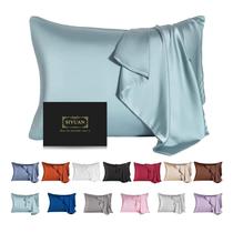 Fronha SIYUAN Toddler Mulberry Silk Aqua Blue Smooth Fronha SIYUAN Toddler Mulberry Silk Aqua Blue Smooth