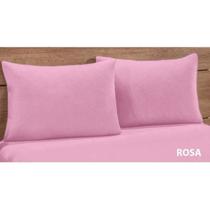 Fronha Travesseiro 90x50 Percal 200 fios - Rosa