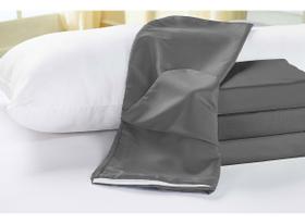 Fronha Travesseiro De Corpo Xuxao 1,40x0,45 Majú Cinza