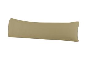 Fronha Travesseiro de Corpo Xuxão 1,40x50 Percal 200 Fios Caqui