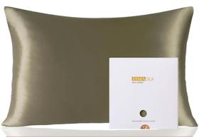 Fronha ZIMASILK 100% Pure Mulberry Silk King Olive Grey Fronha ZIMASILK 100% Pure Mulberry Silk King Olive Grey