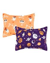 Fronhas ALVABABY Toddler, pacote com 2, 33x46 cm, Halloween Fronhas ALVABABY Toddler, pacote com 2, 33x46 cm, Halloween