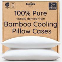 Fronhas Bambaw 100% viscose derivadas de Bamboo King White Fronhas Bambaw 100% viscose derivadas de Bamboo King White