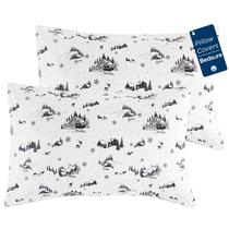 Fronhas Bedsure Flanela 100% Algodão - Conjunto para Inverno (50x75cm) Fronhas Bedsure Flanela 100% Algodão - Conjunto para Inverno (50x75cm)