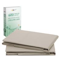 Fronhas California Design Den Hotel King 600TC de algodão x2