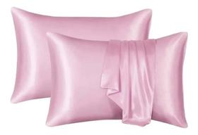 Fronhas Cetim Anti Frizz: Cabelo Liso E Definido No S - Rosa