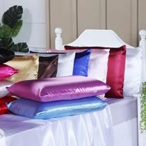 Fronhas Cetim Toque De Seda 2 Unidade Cores Variadas Saldão