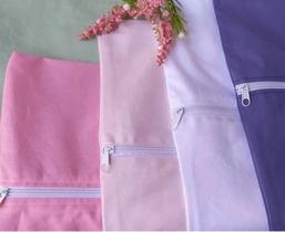 Fronhas com ziper 100%algodão