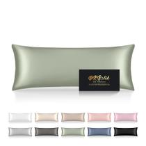 Fronhas corporais de seda DKBSlik Mulberry Silk Silk Sage Green 50x137cm Fronhas corporais de seda DKBSlik Mulberry Silk Silk Sage Green 50x137cm