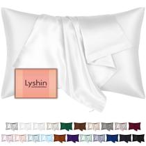 Fronhas de seda LYSHIN Mulberry Queen Size Pure White Fronhas de seda LYSHIN Mulberry Queen Size Pure White