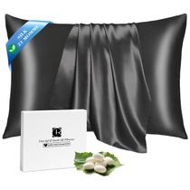 Fronhas de seda Ravmix 21momme Mulberry Silk 1 peça preta