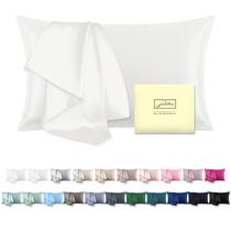 Fronhas de seda Suatien Mulberry, tamanho padrão, marfim