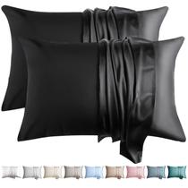 Fronhas de seda WLOSJ 100% seda amoreira Queen Size, pacote com 2