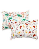 Fronhas infantis ALVABABY, pacote com 2, 33 x 46 cm, elásticas e macias