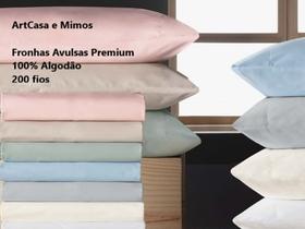 Fronhas King 90x50 cm - kit 4 peças - ArtCasa 100% algodão 200 fios