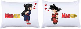 Fronhas Personalizadas Dragon Ball Goku E Chichi