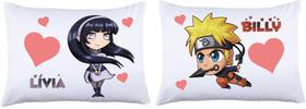Fronhas Personalizadas Naruto E Hinata Branco
