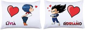 Fronhas Personalizadas Vegeta E Bulma Fronhas Personalizadas Vegeta E Bulma