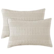 Fronhas PHF Waffle 100% algodão, tamanho padrão, 20x26cm, pacote com 2 Fronhas PHF Waffle 100% algodão, tamanho padrão, 20x26cm, pacote com 2
