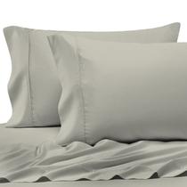 Fronhas Pizuna Pure 100% algodão, tamanho queen size, conjunto de 2 prateadas Fronhas Pizuna Pure 100% algodão, tamanho queen size, conjunto de 2 prateadas