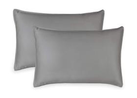 Fronhas Pure Bamboo 100% Organic Viscose Queen (2) Stone Grey