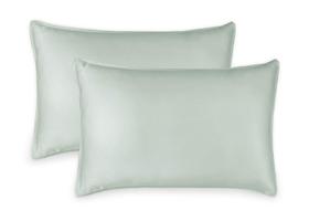 Fronhas Pure Bamboo Queen 100% orgânica Viscose Sea Glass Fronhas Pure Bamboo Queen 100% orgânica Viscose Sea Glass
