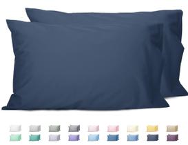 Fronhas Sunflower King 100% algodão 50x100cm Crown Blue x2