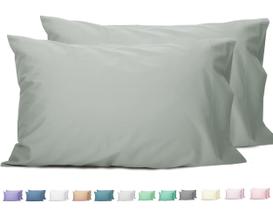 Fronhas Sunflower King 100% algodão 50x100cm Storm Grey x2