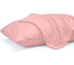 Fronhas Utopia Bedding Queen, pacote com 2 unidades, microfibra rosa Fronhas Utopia Bedding Queen, pacote com 2 unidades, microfibra rosa