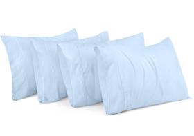 Fronhas Utopia Bedding Queen Size, pacote com 4, azul gelo Fronhas Utopia Bedding Queen Size, pacote com 4, azul gelo