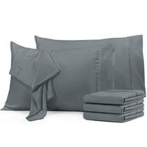 Fronhas Utopia Bedding Queen Size, pacote com 6 unidades de microfibra macia Fronhas Utopia Bedding Queen Size, pacote com 6 unidades de microfibra macia