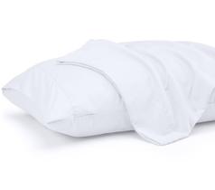 Fronhas Utopia Bedding Standard 20x26cm, pacote com 2, brancas