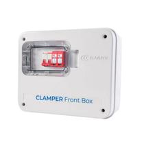 Front Box 20A 127V/220V Bifásica CA Clamper - CLFB20 2P